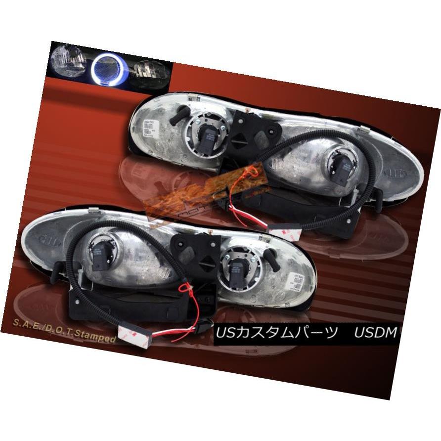 ヘッドライト 98-02 CHOVY CAMAROヘッドライトJDM BLACK HALO NEW 98-02 CHEVY CAMARO HEADLIの画像