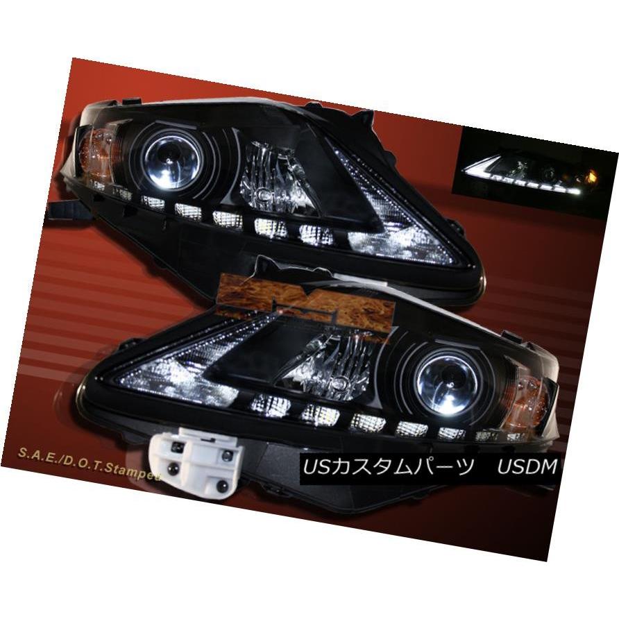 前照灯 10-12レクサスRX350プロジェクターヘッドライトブラックハウジングアンバーリフレクター 10-12 LEXUS RX350 PRO 自動車-車、バイク、自転車
