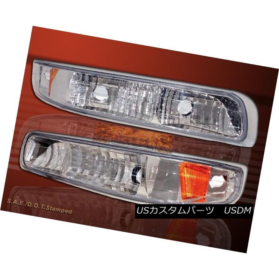 ヘッドライト 99-02 SILVERADO CHEVY 00-06 TAHOE / SUBURBAN CLEAR HEADLIGHTS + BUMの画像