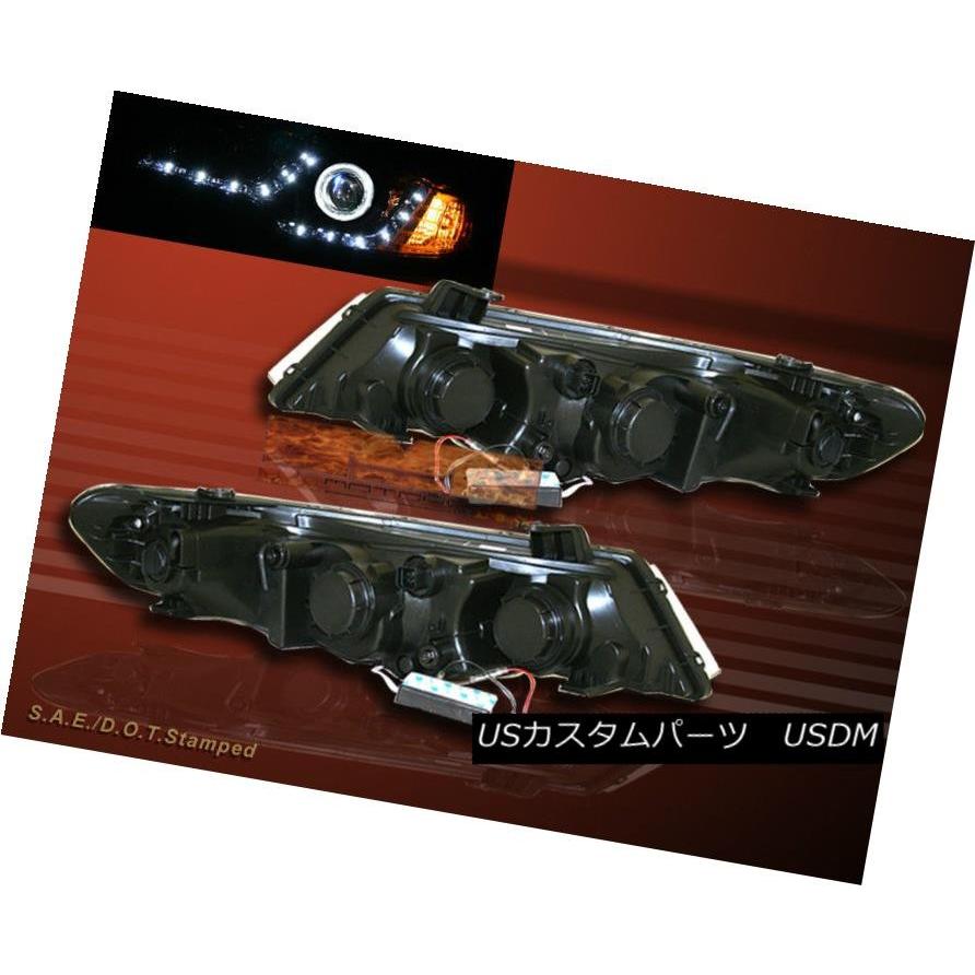 ヘッドライト FIT 10-13 FORTE KOUP / FORTE CHROME RIMランプCCFLハロープロジェクターヘッドライト11 FITの画像