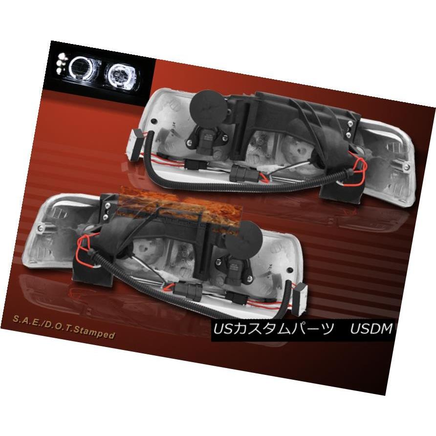 ヘッドライト 1999年 -  2002年シボレーシルバードクロームプロジェクターヘッドライトツインハローLED 1999 - 2002 CHEVROの画像