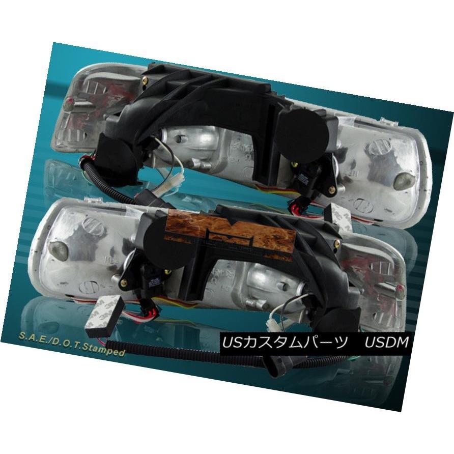 ヘッドライト 1999年 -  2002年シボレーシルバードブラックプロジェクターヘッドライトツインハローLED 1999 - 2002 CHEVROの画像