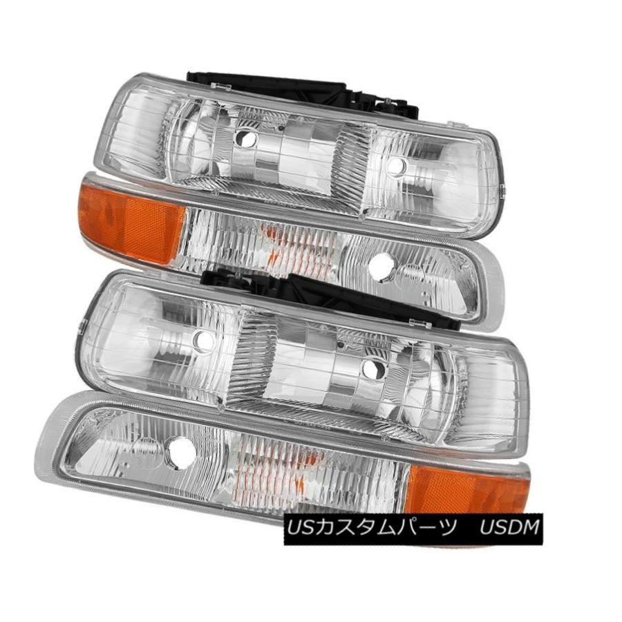 ヘッドライト Chevy 99-02 Silverado 00-06タホ郊外交換ヘッドライト+バンパーランプ Chevy 99-02 Silverad