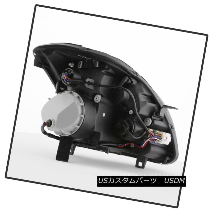 ヘッドライト フィット日産04-06マキシマブラックハウジング交換ヘッドライトペアセットSE SL Fit Nissan 04-06 Maxima Bの画像