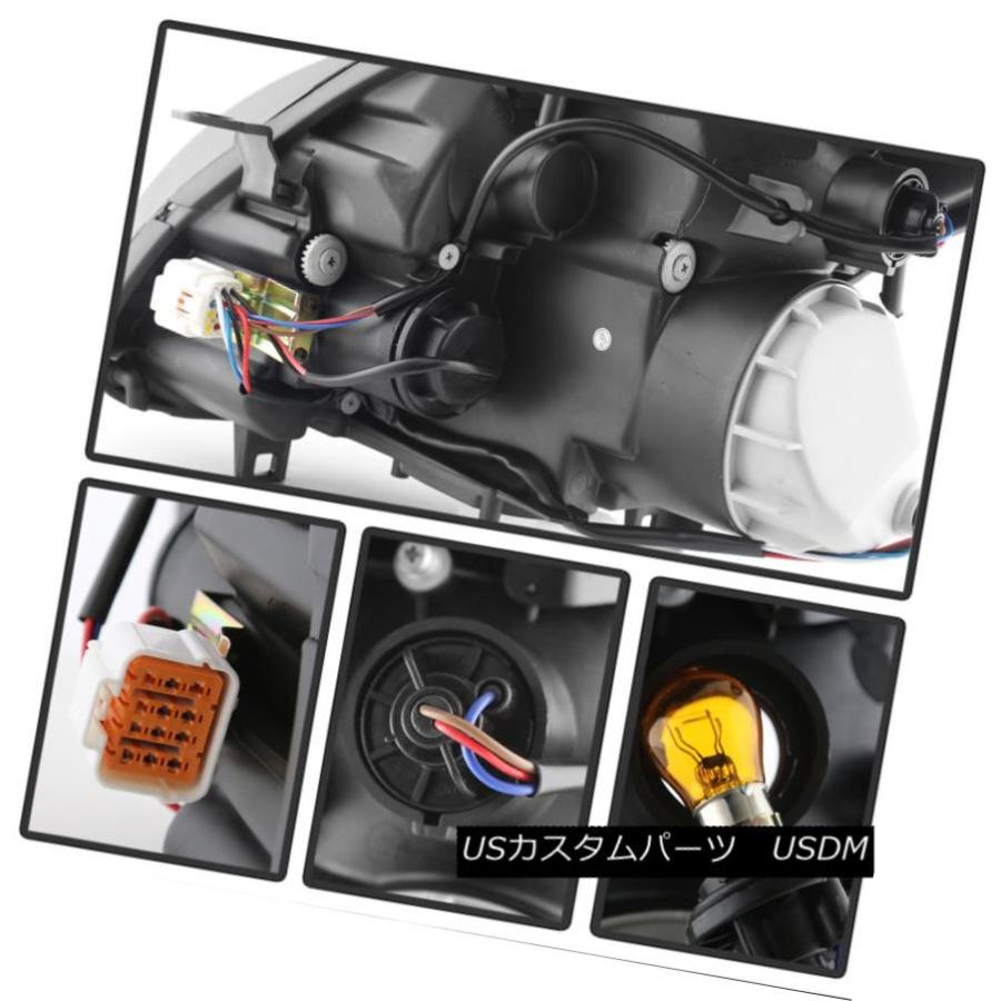 ヘッドライト フィット日産04-06マキシマブラックハウジング交換ヘッドライトペアセットSE SL Fit Nissan 04-06 Maxima Bの画像