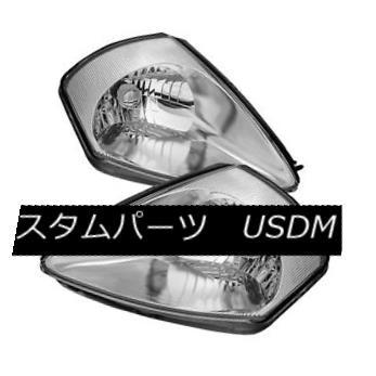 ヘッドライト 三菱00-05 Eclipse Chromeハウジング交換ヘッドライトGTS GS GT Spyder Mitsubishi 00-05