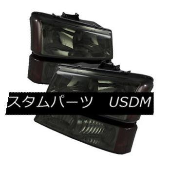 ヘッドライト Chevy 03-06 Silverado / Avalanche Smokeレンズ交換用バンパーヘッドライト Chevy 03-06