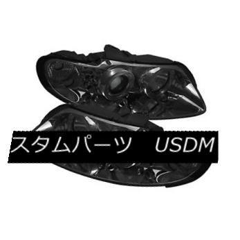 ヘッドライト ポンティアック04-06 GTOスモークデュアルヘイローエンジェルアイLEDプロジェクターヘッドライトランプ Pontiac 04-06