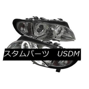 ヘッドライト BMW 02-05 E46 3シリーズ4DRセダンスモークCCFLハロープロジェクターヘッドライト325i 330i BMW 02-05