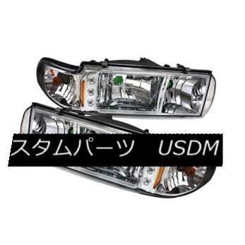 前照灯 シェビー91-96カプリスインパラクローム取り替えっこLED前照灯/隅っこ交通信号 Chevy 91-96 Caprice Impala C その他ライト-ライト、レンズ-自動車