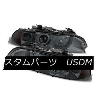 ヘッドライト BMW 97-03 E39 5系スモークハロープロジェクターヘッドライト525i 528i 530i 540i M5 BMW 97-03