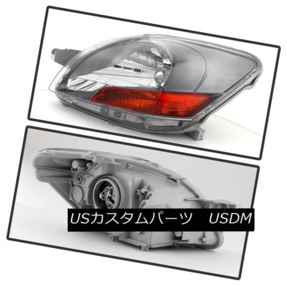 ヘッドライト トヨタ07-11ヤリスクロームハウジング交換ヘッドライト左+右セット Toyota 07-11 Yaris Chrome Housingの画像