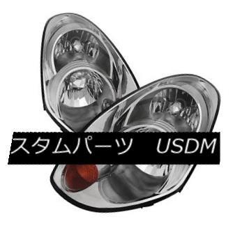 ヘッドライト フィットインフィニティ05-06 G35 4drセダンD2Rキセノンモデルクローム交換ヘッドライト Fit Infiniti 05-06