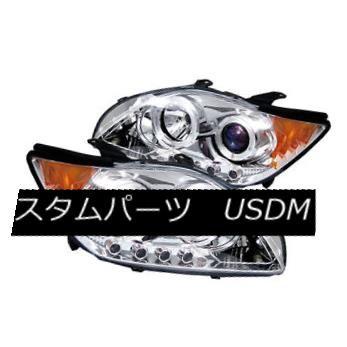ヘッドライト Scion 05-07 tCクロムデュアルハローLEDプロジェクターヘッドランプ（オレンジランプ付） Scion 05-07 tC Ch