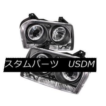 前照灯 Chrysler 05-08 300黒いことデュアル・月暈LED映写機・前照灯・照明ランプ押さえる/トゥーラン \u003c/ その他ライト-車、バイク、自転車-自動車