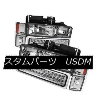 ヘッドライト 94-98シボレーC / Kピックアップトラックタホ郊外LEDヘッドライトバンパーコーナーライト 94-98 Chevy C/K Pic