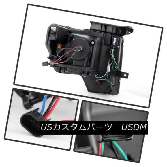 ヘッドライト フォード09-14 F150ブライトネオンチューブDRLクロームプロジェクターヘッドライトランプF-150 Ford 09-14 F15の画像