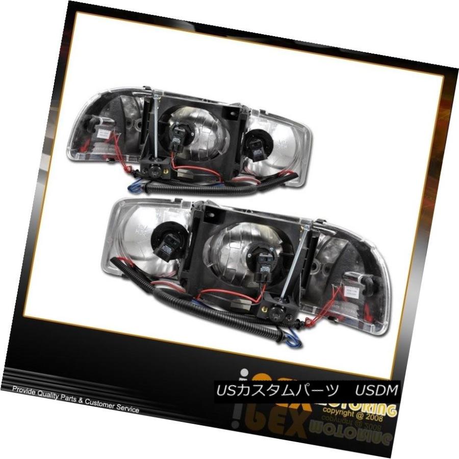 ヘッドライト ブラックコンボ：2004-2006 GMC Sierra Denali LEDハローヘッドライトW / LEDテールランプ Blackの画像