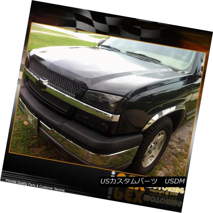 ヘッドライト 03-06 Silverado 1500 2500 3500スモークヘッドライト+ LEDスモークテールライト+フォグライト 03-06の画像