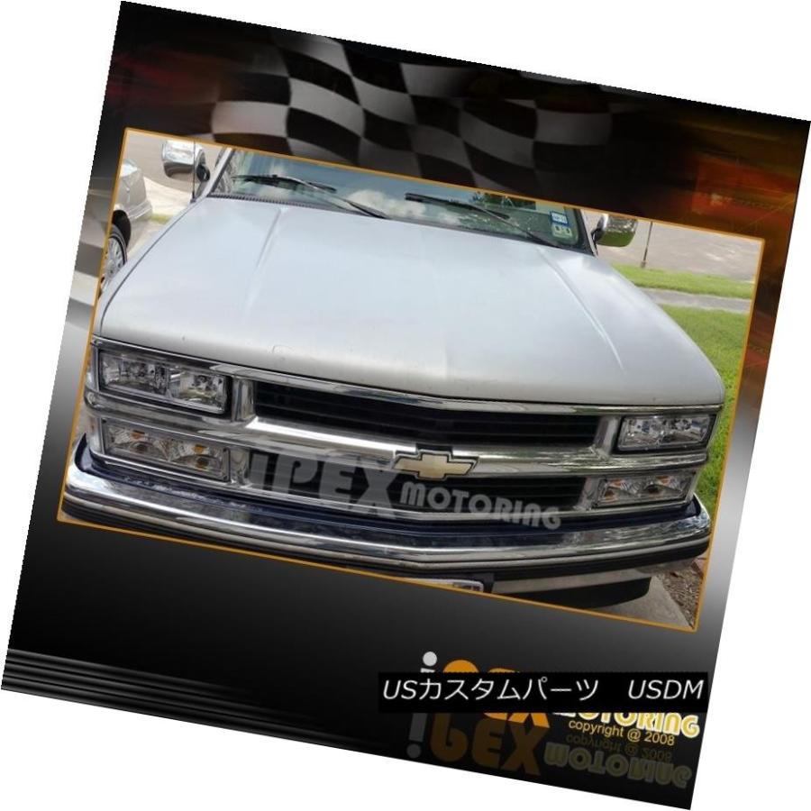 ヘッドライト 1994-1998 Chevy Silverado Tahoe [10Pcs Chrome]ヘッドライト+テールライト+信号 1994-の画像
