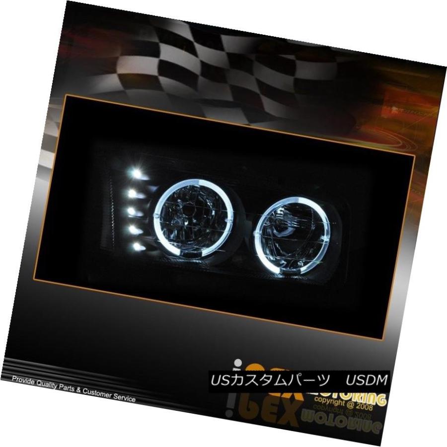 ヘッドライト 2000-2006 GMCデナリデュアルヘイローヘッドライト+シグナルライト+ LEDテールライトブラック 2000-2006 GMCの画像