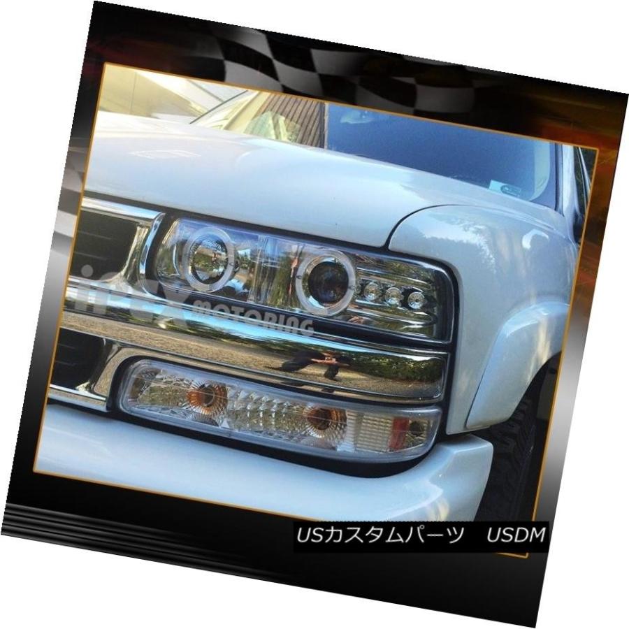 ヘッドライト CHEVY郊外のタホハロープロジェクタークロームヘッドライト+信号+ LEDレッドテールライト CHEVY Suburban Tahoeの画像
