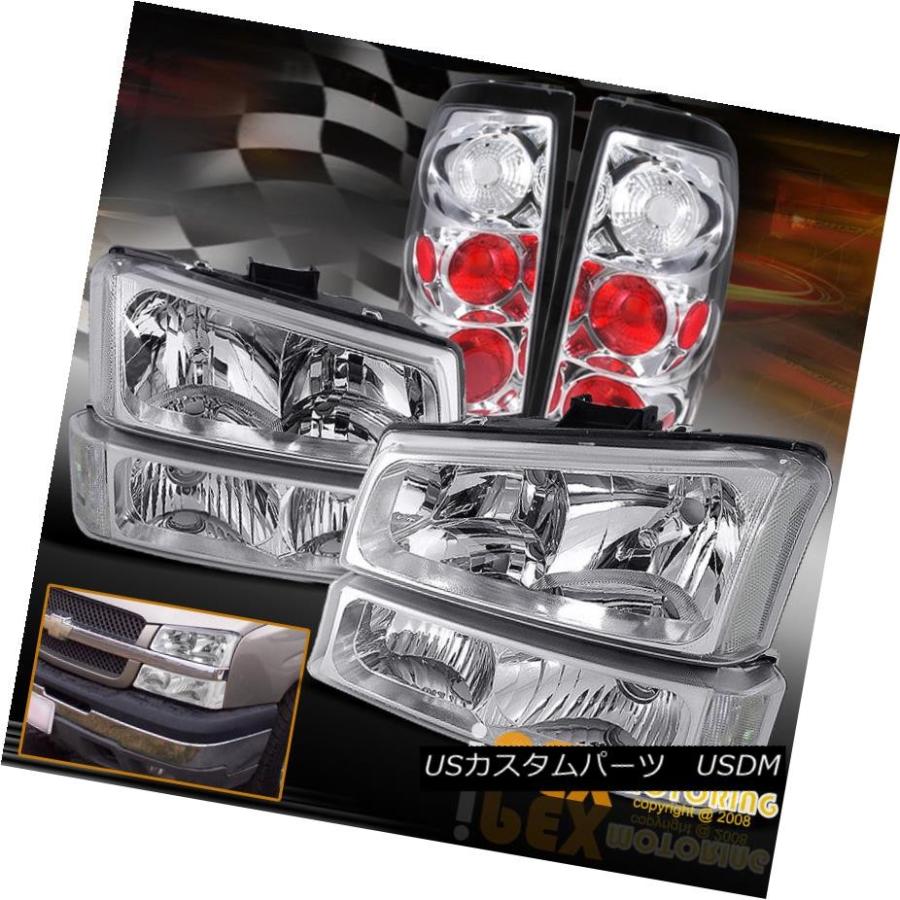 ヘッドライト 2003-2006 Chevy Silverado 1500 / 2500HD / 35   00クロームヘッド