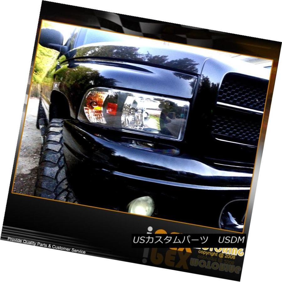ヘッドライト 1997-2001ダッジRAM「1500 2500 SPORT」ブラックヘッドライト+ブラックスモークテールライト 1997-2001_2