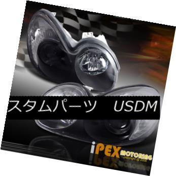 前照灯 L + Rアセンブリストックスタイルのプロジェクターヘッドライトブラックfor 2002-2005 Sonata L+R Assembl その他ライト-ライト、レンズ-自動車