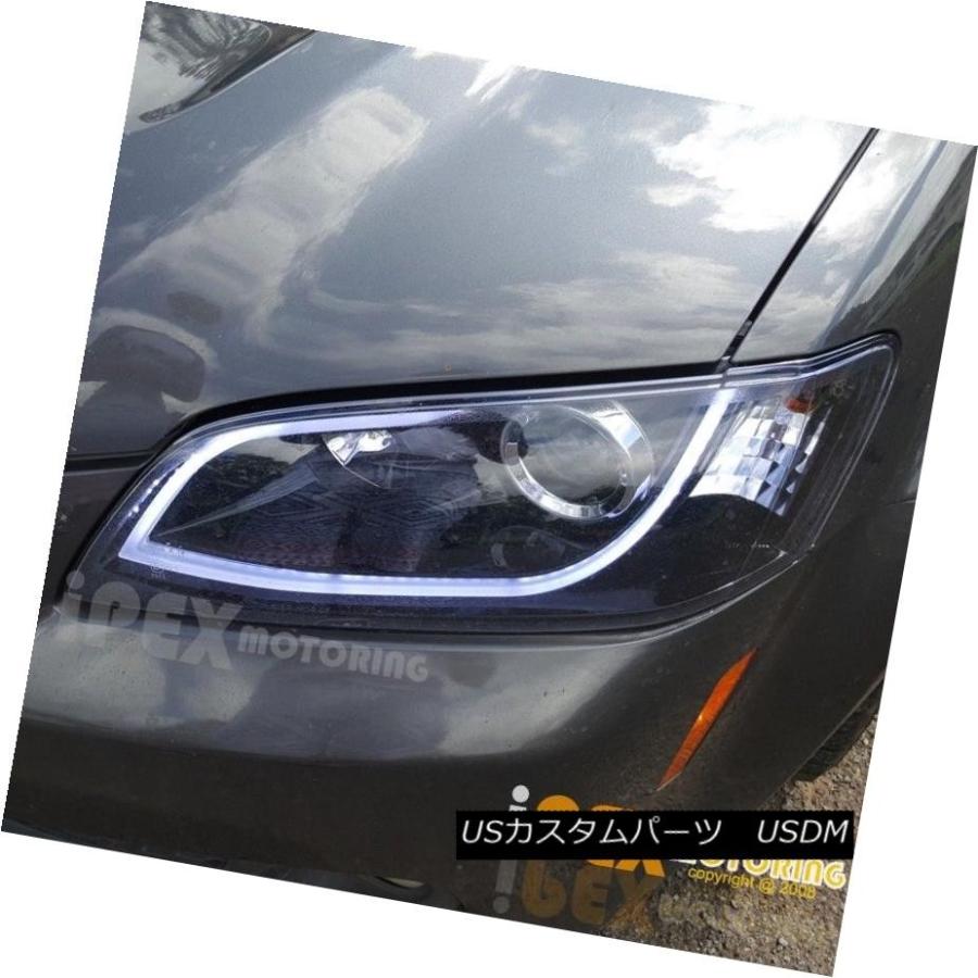 ヘッドライト 2008  -  2009年ポンティアックG8最も明るいLED DRLプロジェクターヘッドライトスモークブラックハウジング 2008-2の画像