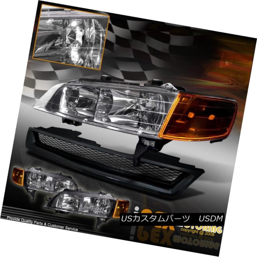 ヘッドライト 1994-1997ホンダアコードJDMスタイルブラックヘッド