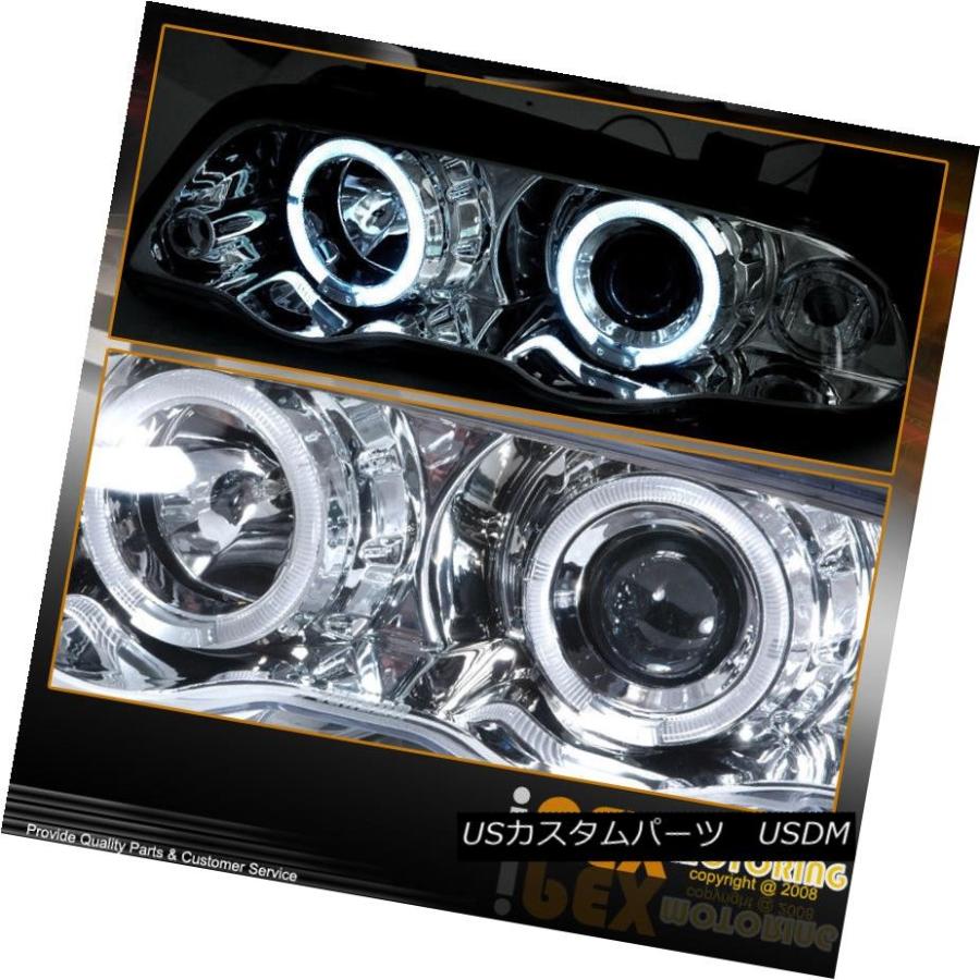 ヘッドライト 99-01 Bmw 3シリーズE46 4Drセダンヘイロープロジェクタークロームヘッドライト+テールライト 99-01 Bmw 3-Seの画像