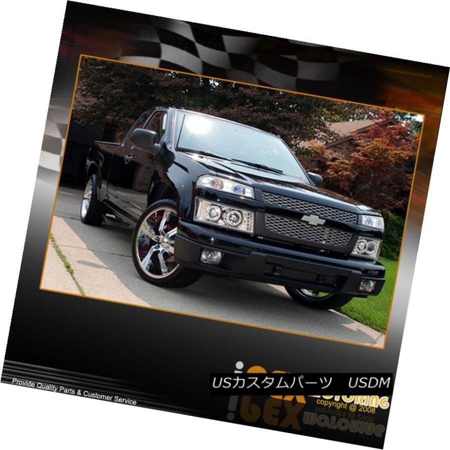 ヘッドライト 2004-2012シボレーコロラドヘイロープロジェクターLEDクロームヘッドライトW /スモークテールライト 2004-2012 Cheの画像