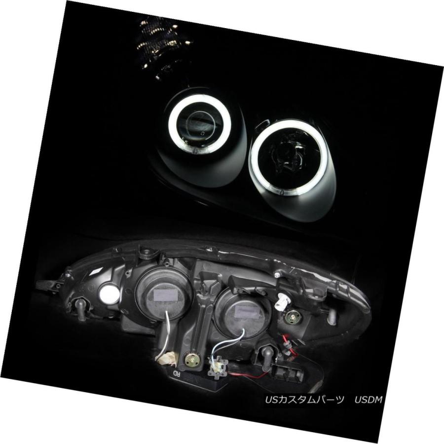 ヘッドライト [CCFL Halo] 2002-2003 Lexus ES300 / 04-06 ES330黒プロジェクターヘッドライトペア [CCFの画像