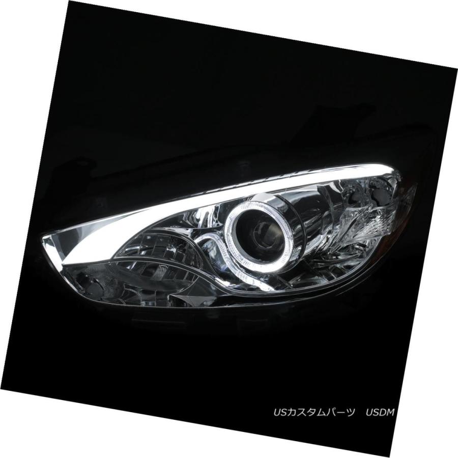 ヘッドライト [LEDライトバー] 2013 2014 2015 2016 MAZDA CX-5クロームプロジェクターHIDヘッドライト [LED L_2