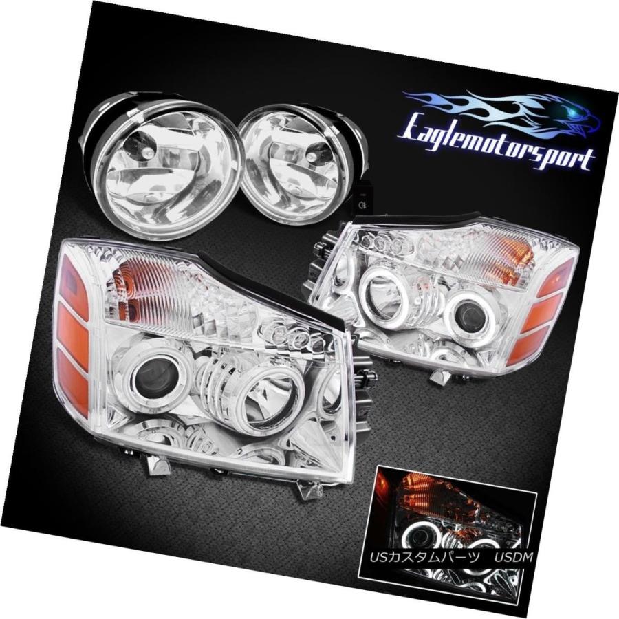 ヘッドライト プロジェクターヘッドライト/ 04-07 TITAN / ARMADAのためのフォグランプ PROJECTOR HEADLIGHTS /