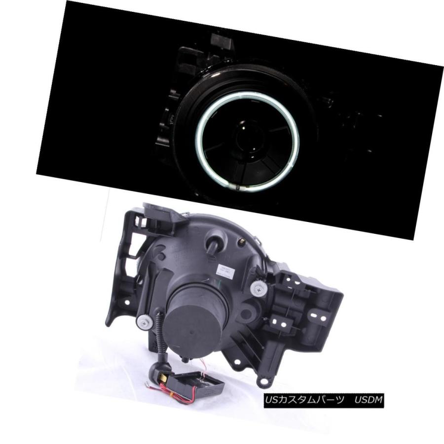 ヘッドライト 4300KスリムHID + CCFLハローBLK 07-14トヨタFJクルーザー用プロジェクターヘッドライト 4300K SLIM HIの画像