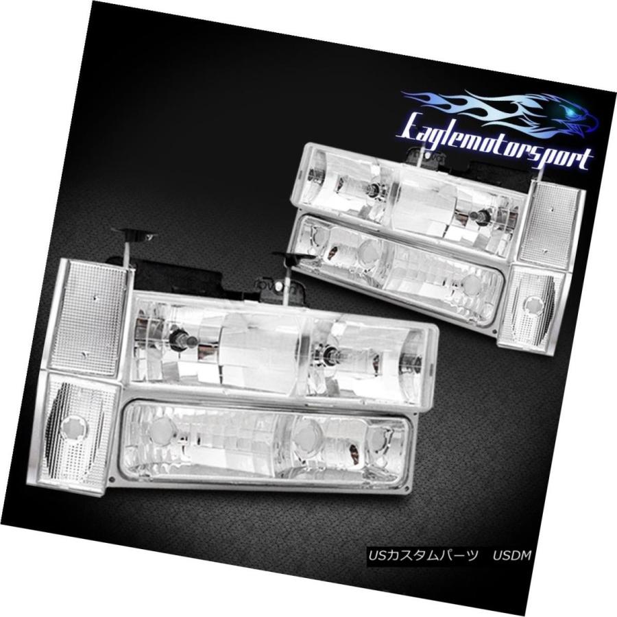 ヘッドライト ピックアップトラッククリスタルクロムヘッドライト1988-1993 CHEVY / GMC / BUMPER LAMP / CORNER