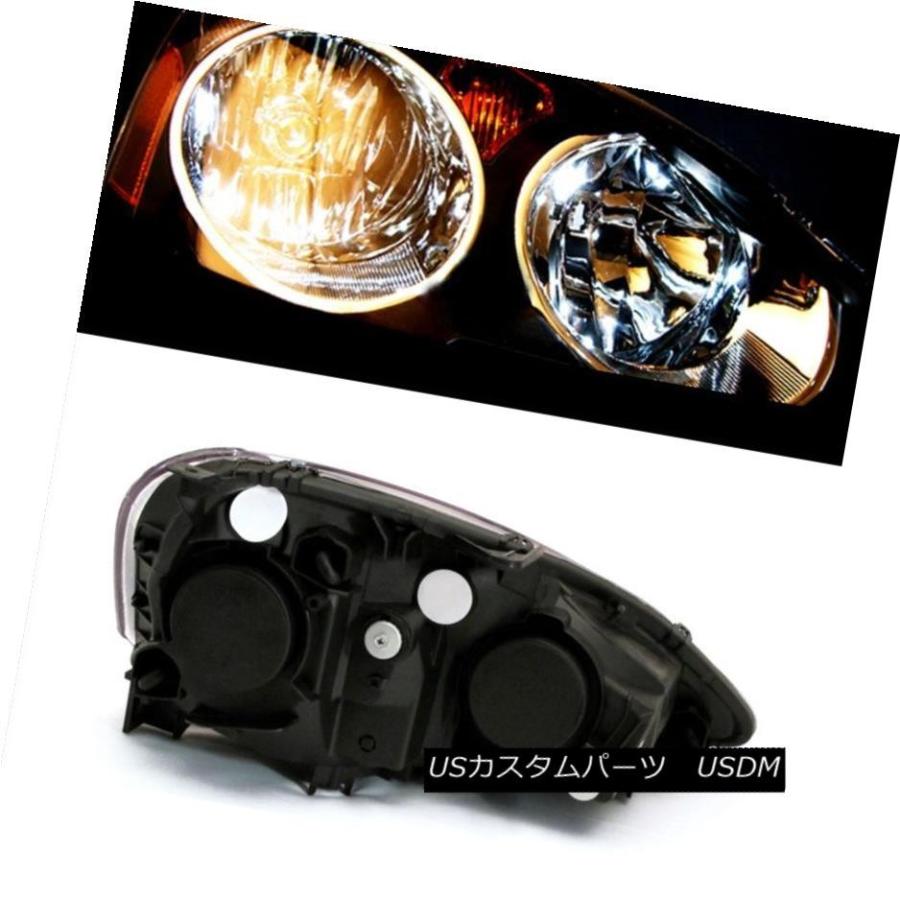ヘッドライト 2002 2003 2004アキュラRSXブラック工場スタイルヘッドライトヘッドランプペア 2002 2003 2004 Acura Rの画像