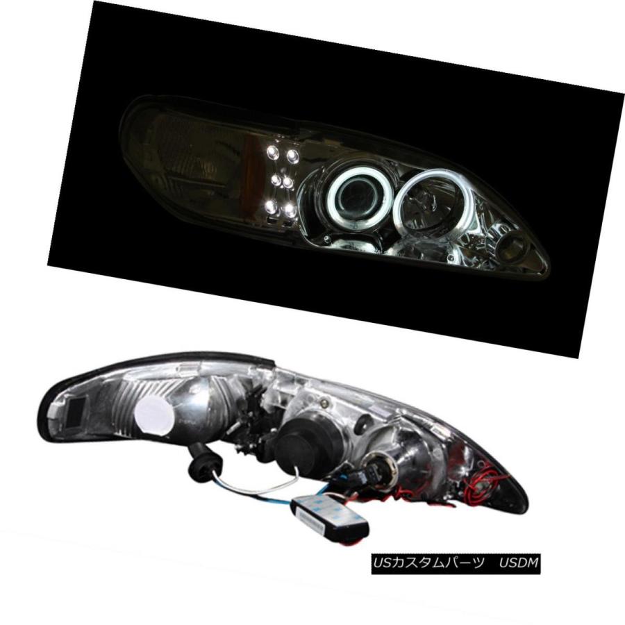 ヘッドライト [デュアルCCFL Halo] 1994 1995 1996 1997 1997 Ford Mustang LEDプロジェクターヘッドラの画像