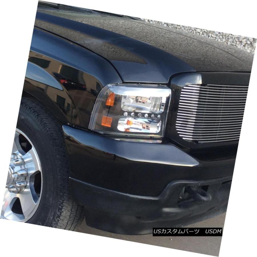 ヘッドライト [LED DRL] 1999-2004フォードF250 / F350トラック/ 2000-200   4エクスカの画像