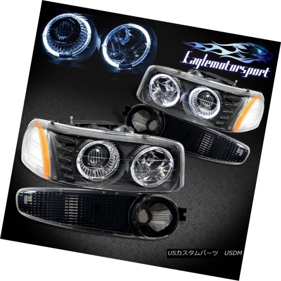 ヘッドライト [LED Halo] 1999-2006 GMC Sierra / Yukon / Y   ukon XLプロジ