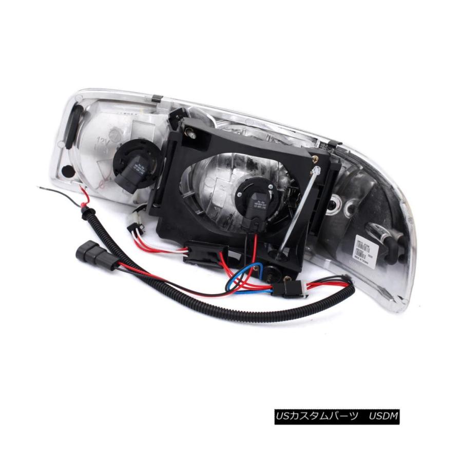 ヘッドライト [デュアルLEDハロー] 1999-2006 GMC Sierra / 2000-20   06 Yukon /の画像