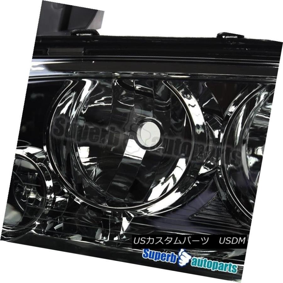 ヘッドライト 2006-2010ダッジチャージャーユーロクロームスモークヘッドライト交換/コーナーランプ 2006-2010 Dodge Chargeの画像