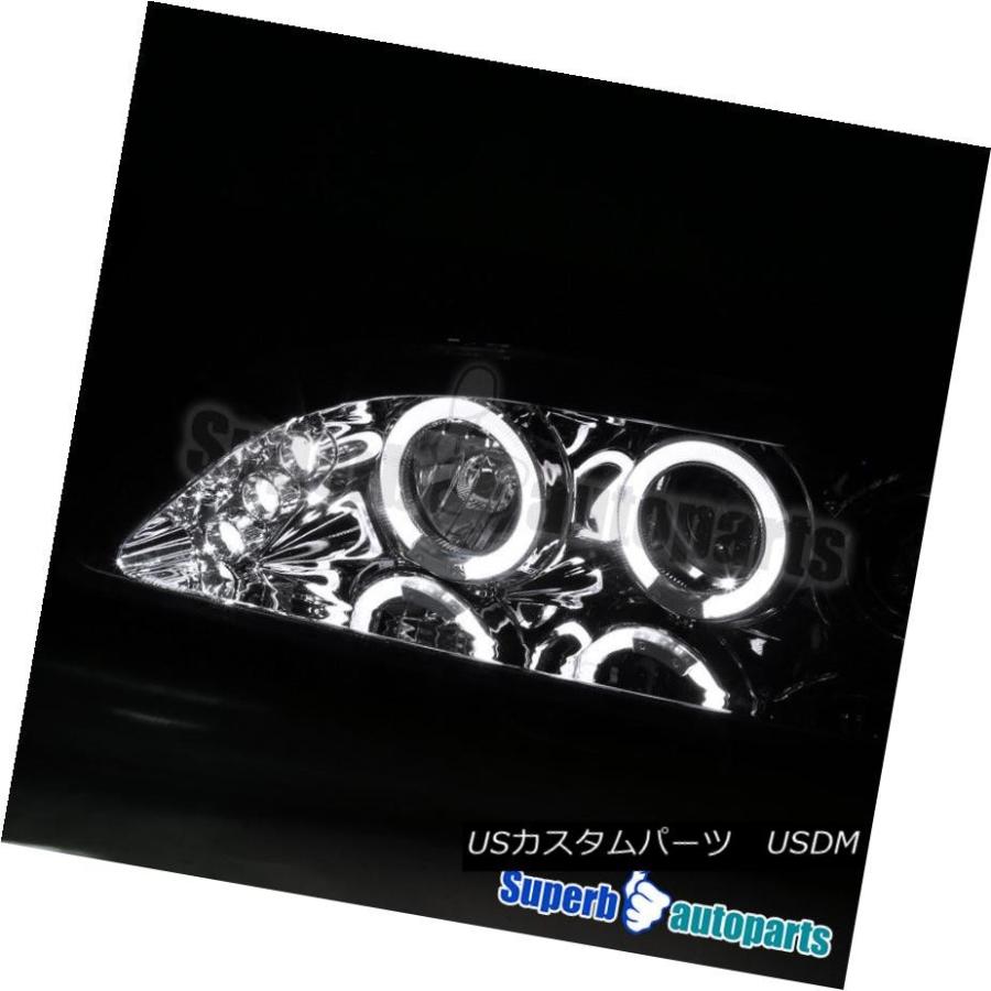 ヘッドライト 1998-2002 Honda Accord Ledデュアル・ハロー・プロジェクター・ヘッドライトクリア・スペック・チューニング Forの画像
