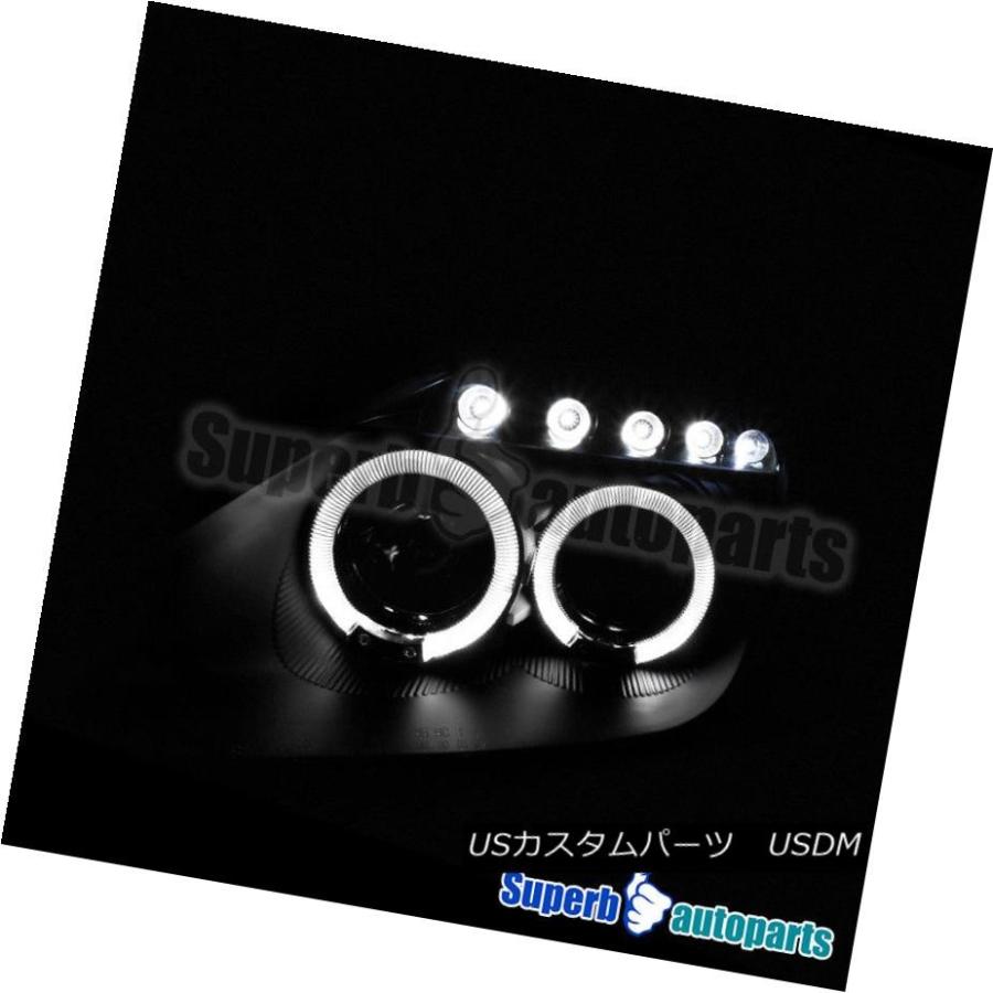 ヘッドライト 2000-2005トヨタセリカデュアルハローLedプロジェクターヘッドライトブラックスペックチューニング 2000-2005 Toyot