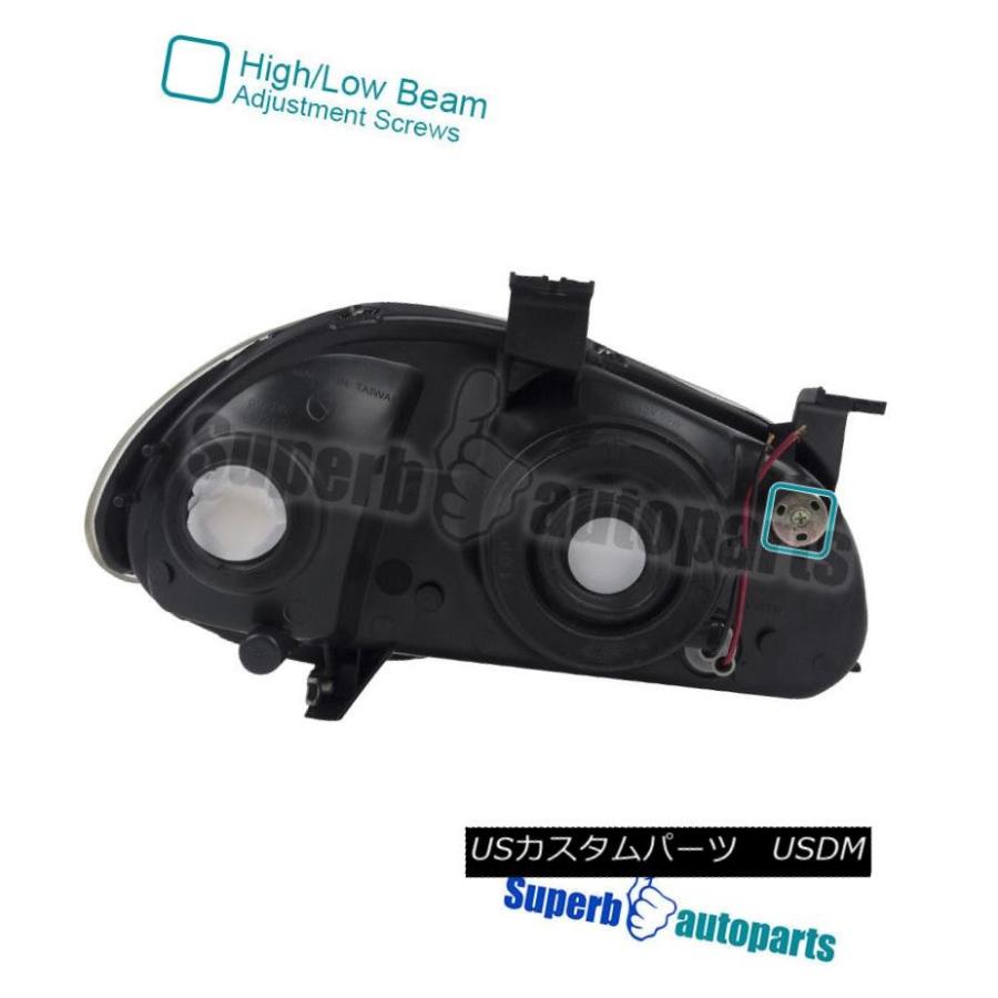 ヘッドライト 1993-1997 Honda Del Sol JDMスモークヘッドライトヘッドランプ+アンバーリフレクター for 1993-1997の画像