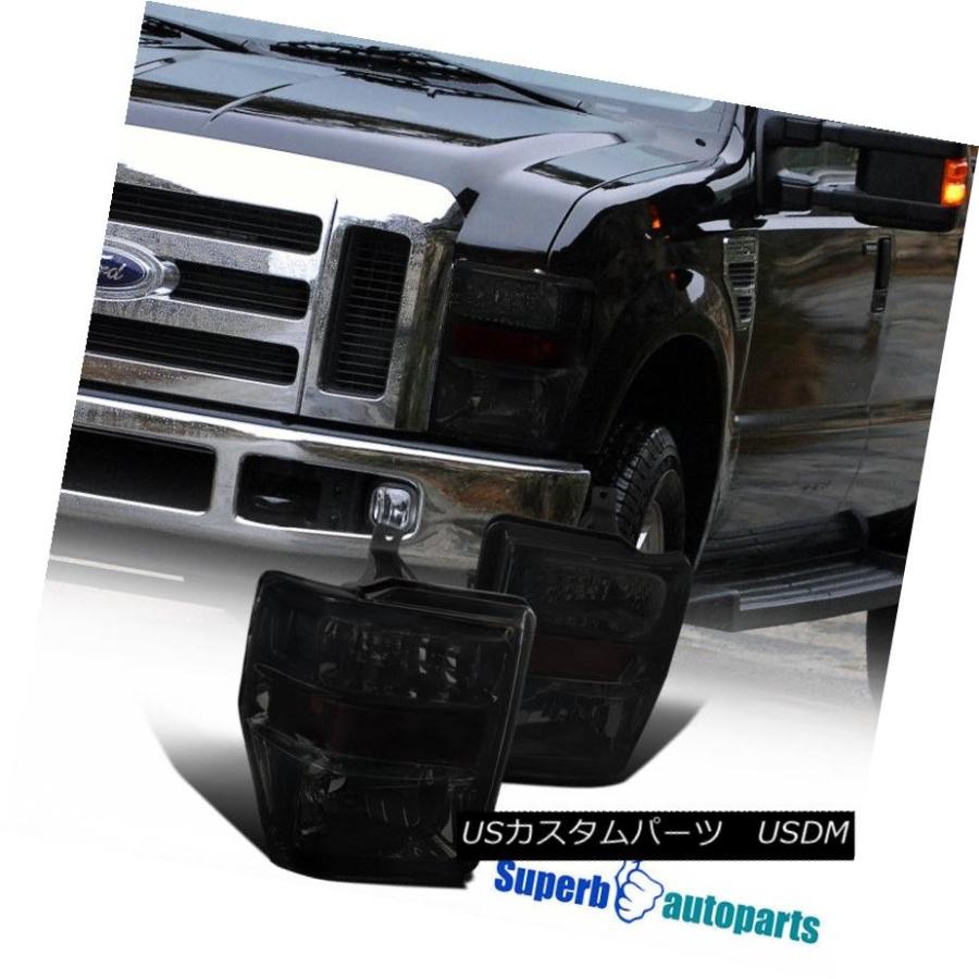 ヘッドライト 08-10フォードF250 / F350 / F450スーパーデューティピックアップスモークヘッドライトオレンジランプ 08-10 Fo