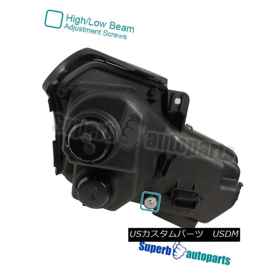 ヘッドライト 2003-2007キャデラックCTS SMD LEDハロープロジェクターヘッドライトクローム 2003-2007 Cadillac CTの画像