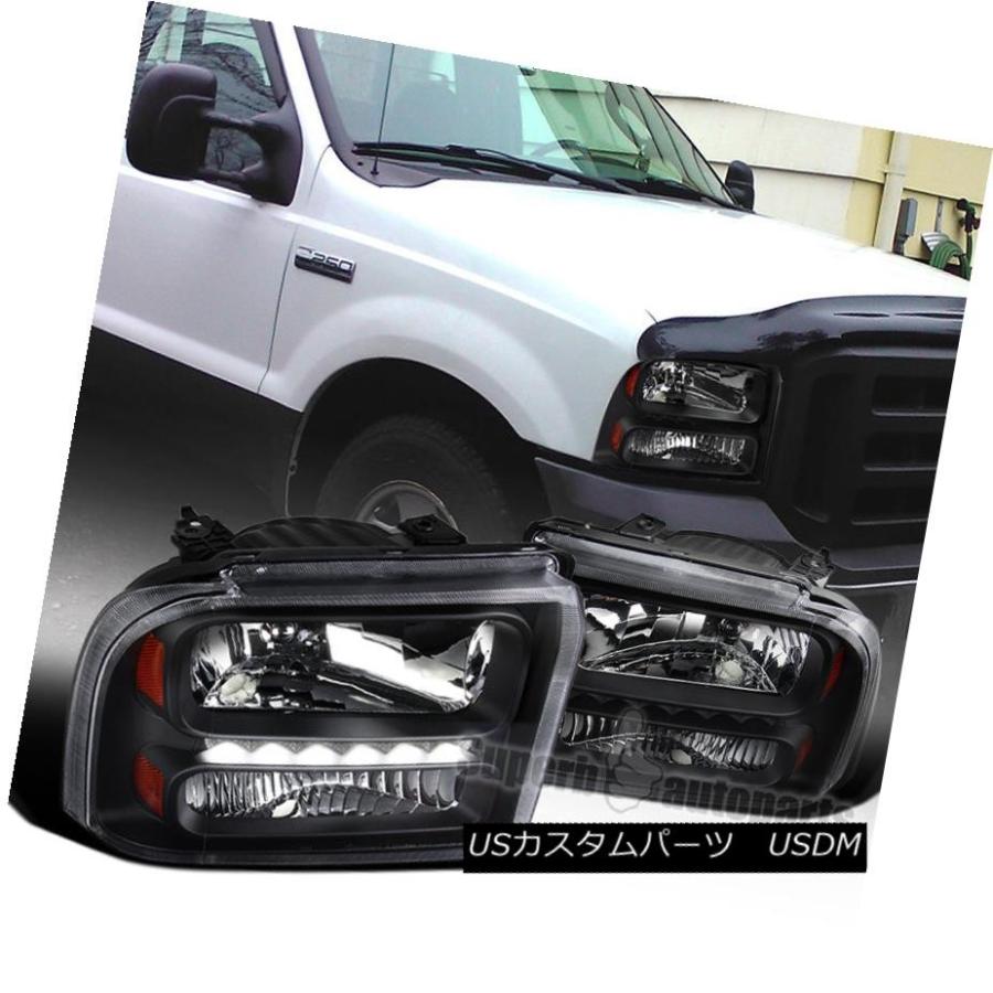 ヘッドライト 05-07 F250 / F350 / F450   / F550スーパーデューティー05エクスカーションブラッ
